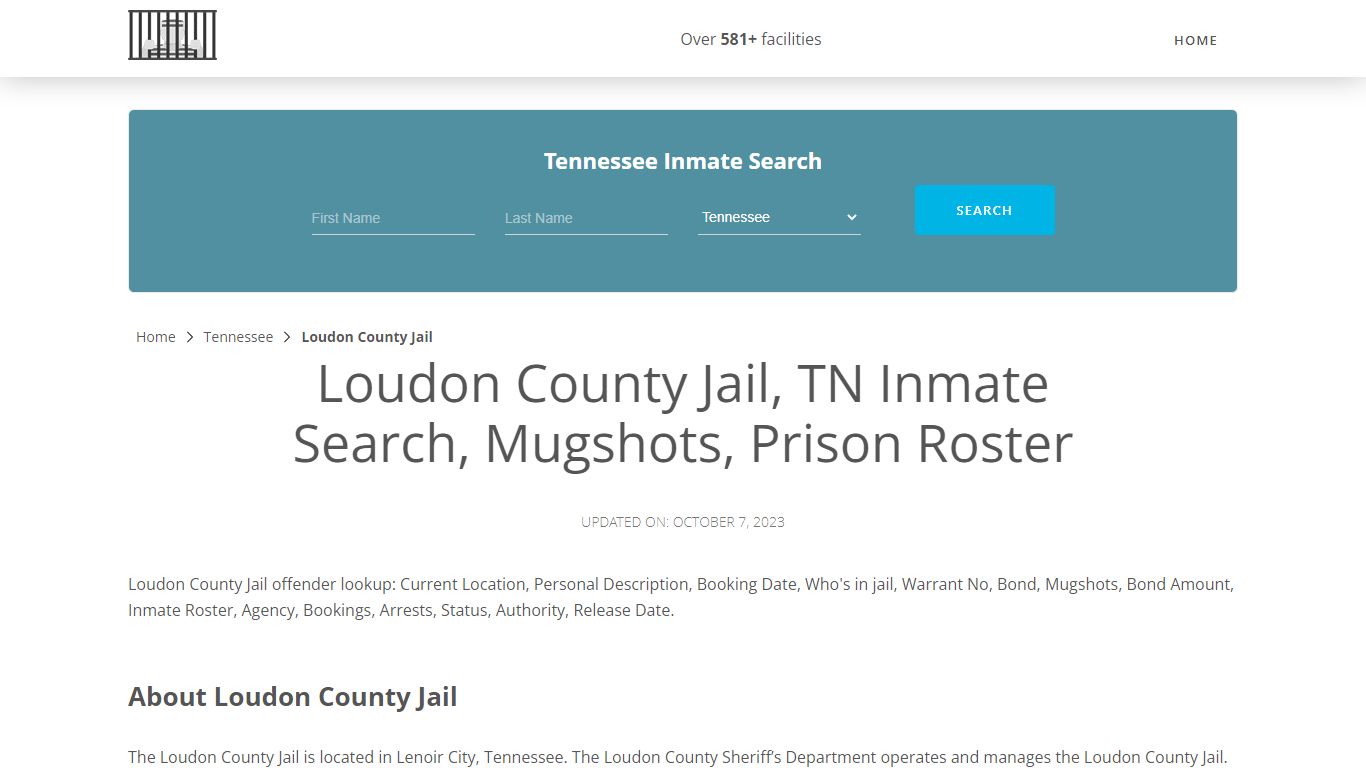 Loudon County Jail, TN Inmate Search, Mugshots, Prison Roster